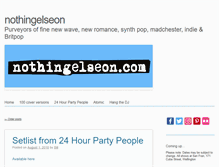 Tablet Screenshot of nothingelseon.com